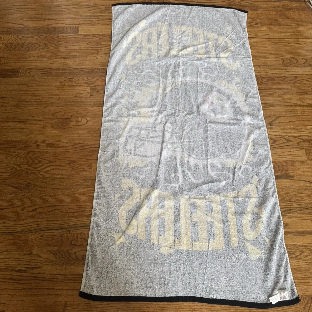 Vtg Pittsburgh Steelers Beach Towel 58